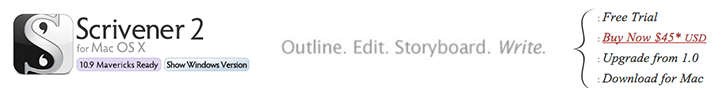 Scrivener for Mac