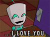 GIR Pizza Love.gif