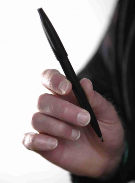 The pen here is symbolic of sixty years of writing, 1948 to 2008. I have no memories from my...