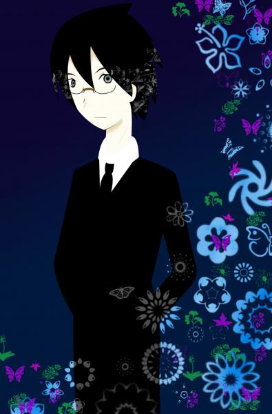 Itoshiki-sensei from Sayonara Zetsubou-sensei