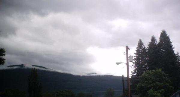 Rainy day in town, but still pretty