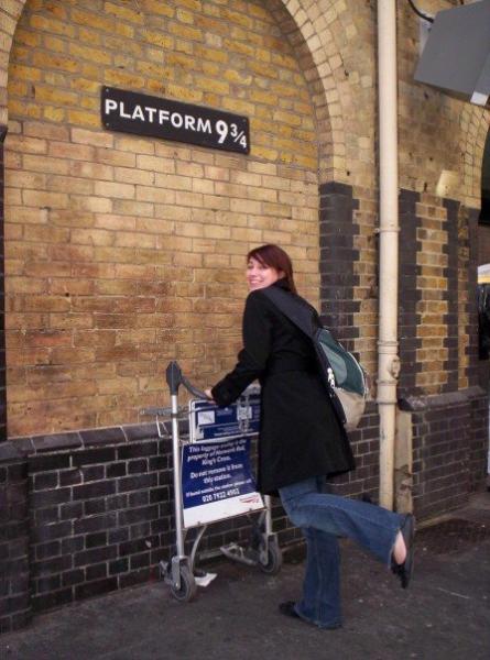 On my way to the Hogwarts Express