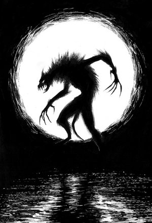 full moon by crudity