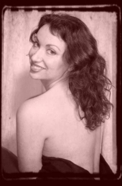 Old-timey pin-up