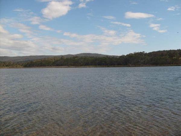 1 - On the West side of the camp was all lake. Quiet beautiful. The lake was packed with Black...