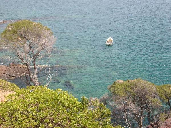 8 - A boat with nobody in sight. I heard sharks ate them.