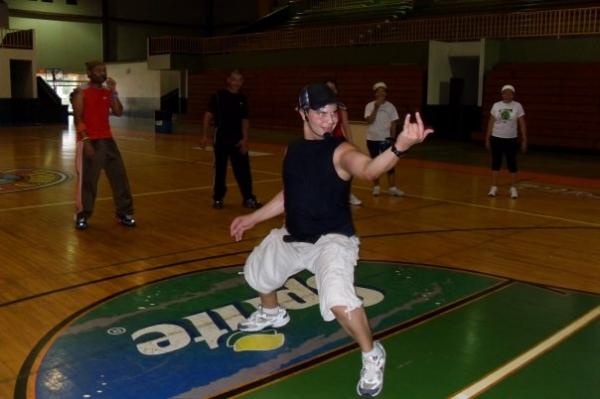 William at the Zumba marathon.  He&#039;s such a little monkey!  <img...