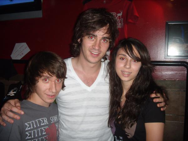 Me and Chris from enter shikari