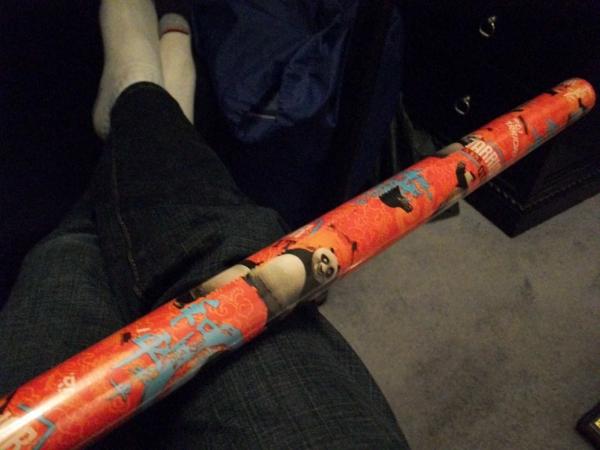 And Kung Fu Panda wrapping paper!