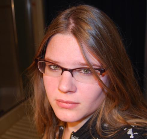 Close-up of me with glasses