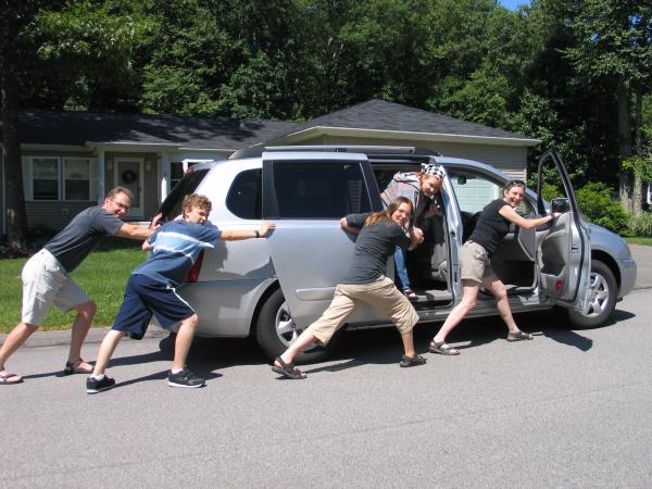 Sometimes my family makes me really happy. Especially when we reenact Little Miss Sunshine, just...